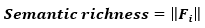 semantic richness